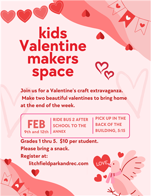Kids Valentines Makers Space