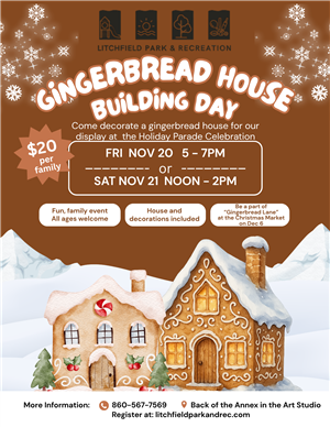 Gingerbread House Building Days